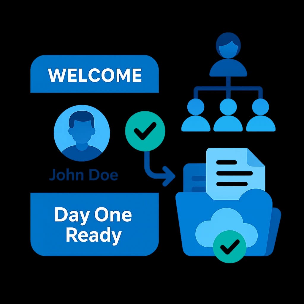 Faster onboarding for new hires